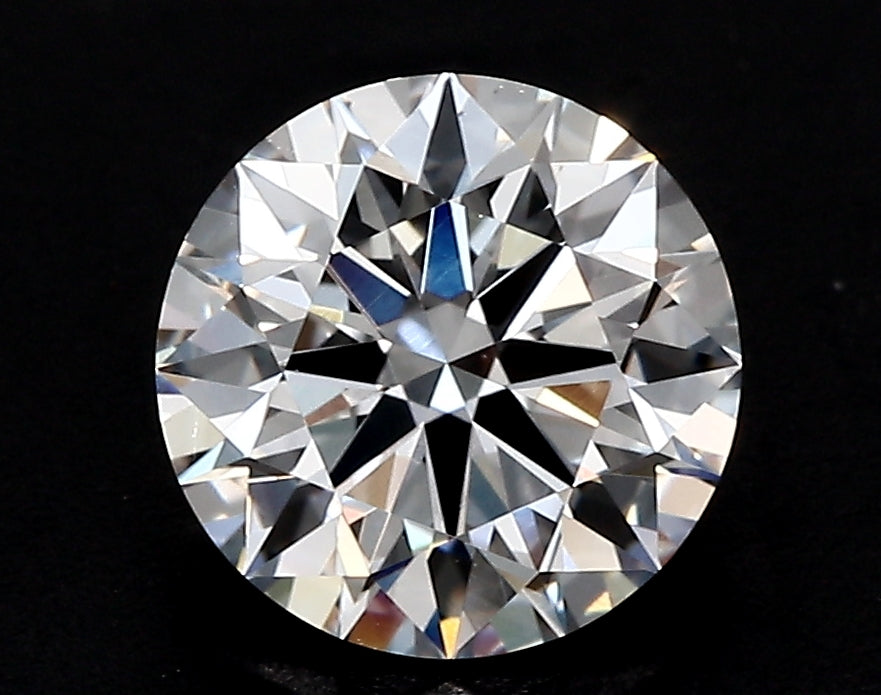 2.72 Carat Round Lab Diamond with  Cut Diamond in 14KT  view 1
