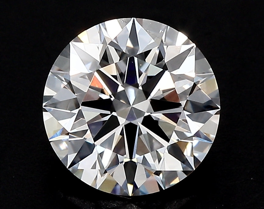 1.95 Carat Round Lab Diamond with  Cut Diamond in 14KT  view 1
