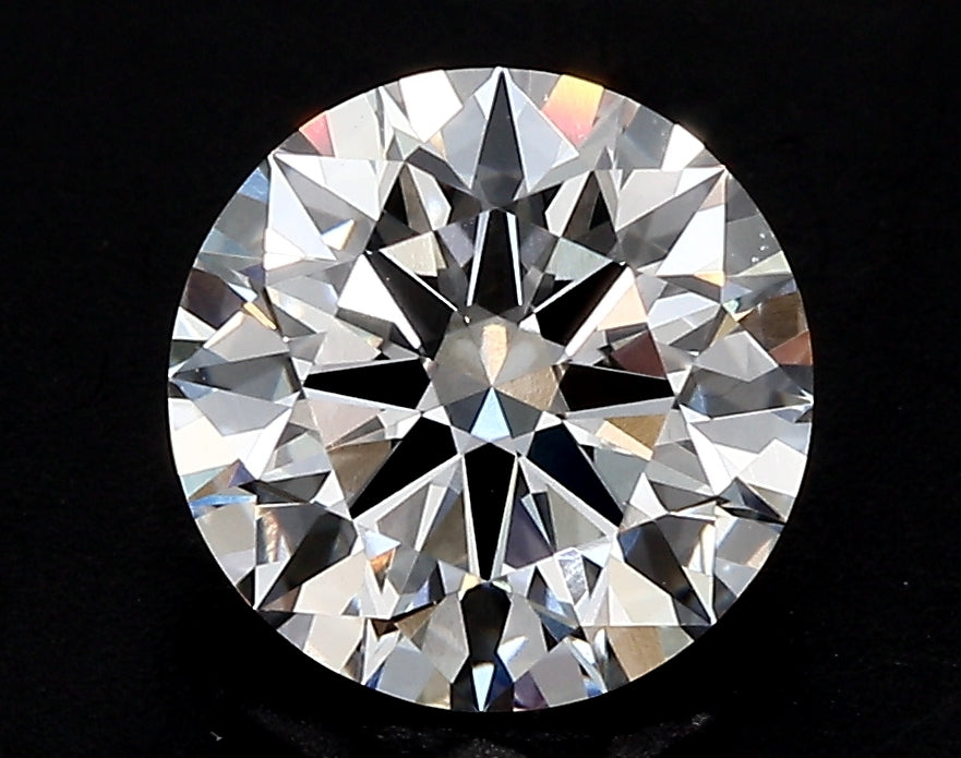 4.99 Carat Round Lab Diamond with  Cut Diamond in 14KT  view 1
