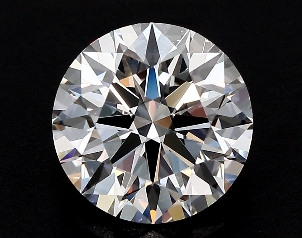 5.97 Carat Round Lab Diamond with  Cut Diamond in 14KT  view 1
