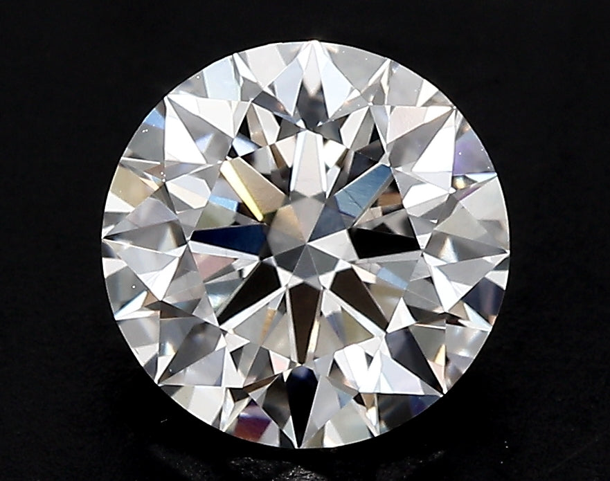 1.51 Carat Round Lab Diamond with  Cut Diamond in 14KT  view 1
