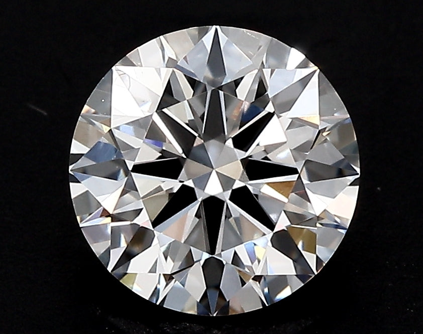 2.61 Carat Round Lab Diamond with  Cut Diamond in 14KT  view 1
