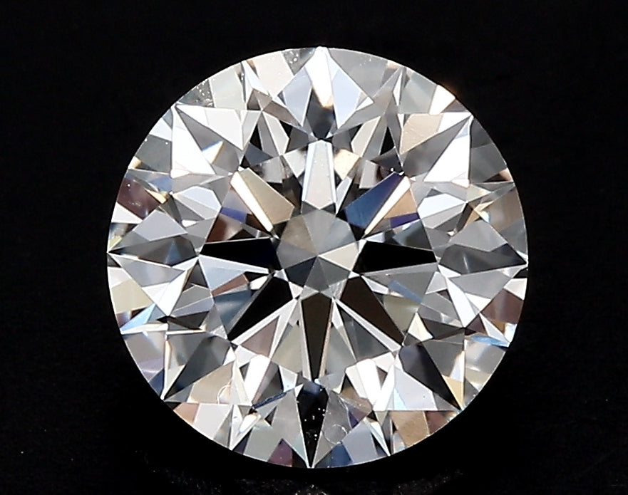 2.5 Carat Round Lab Diamond with  Cut Diamond in 14KT  view 1
