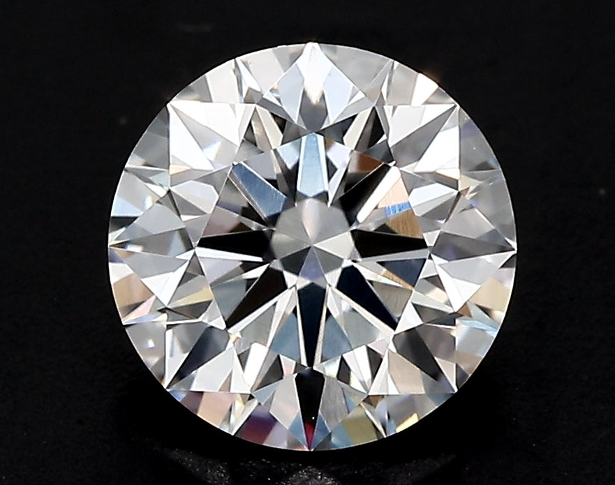 1.85 Carat Round Lab Diamond with  Cut Diamond in 14KT  view 1
