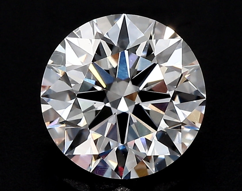 2.95 Carat Round Lab Diamond with  Cut Diamond in 14KT  view 1
