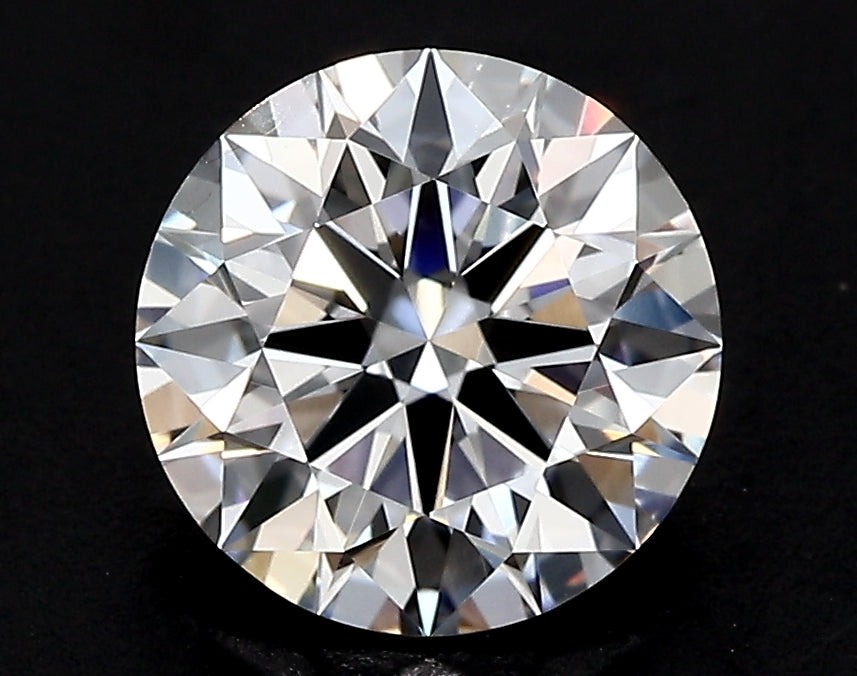 1.41 Carat Round Lab Diamond with  Cut Diamond in 14KT  view 1
