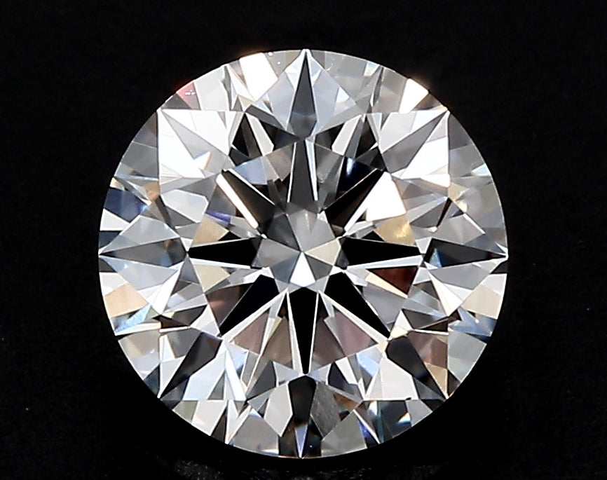 2.5 Carat Round Lab Diamond with  Cut Diamond in 14KT  view 1
