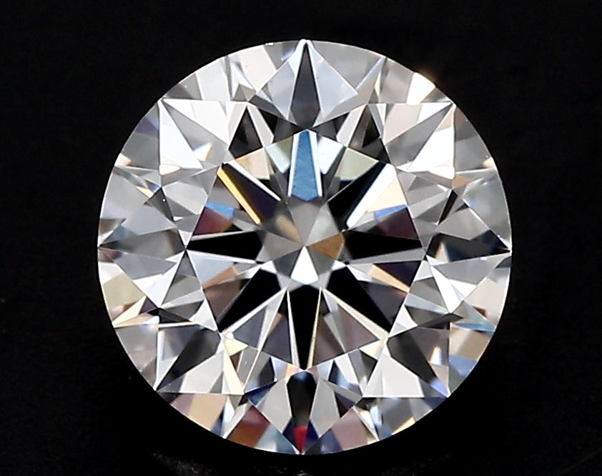 2.71 Carat Round Lab Diamond with  Cut Diamond in 14KT  view 1
