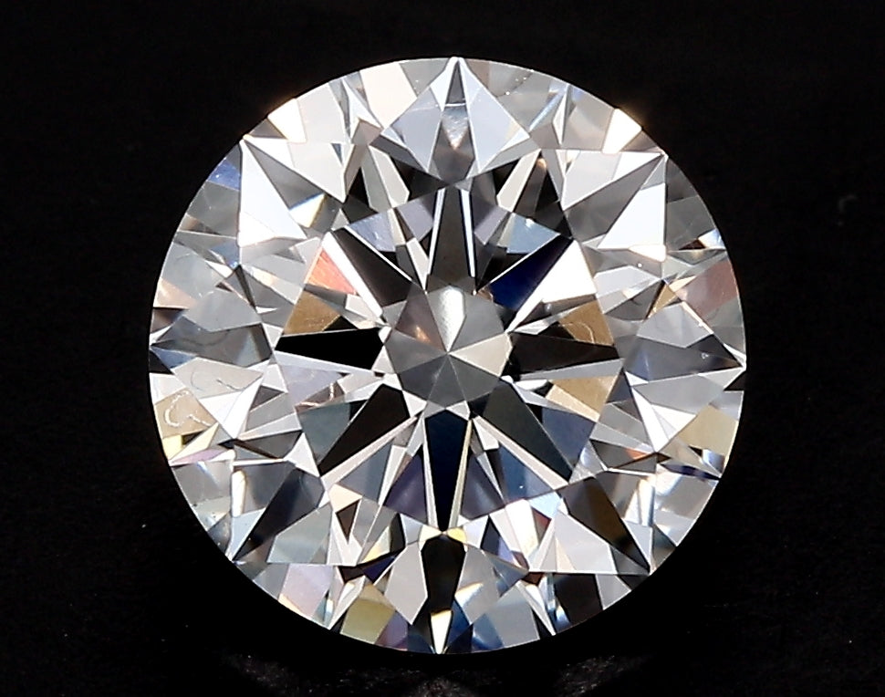 1.57 Carat Round Lab Diamond with  Cut Diamond in 14KT  view 1

