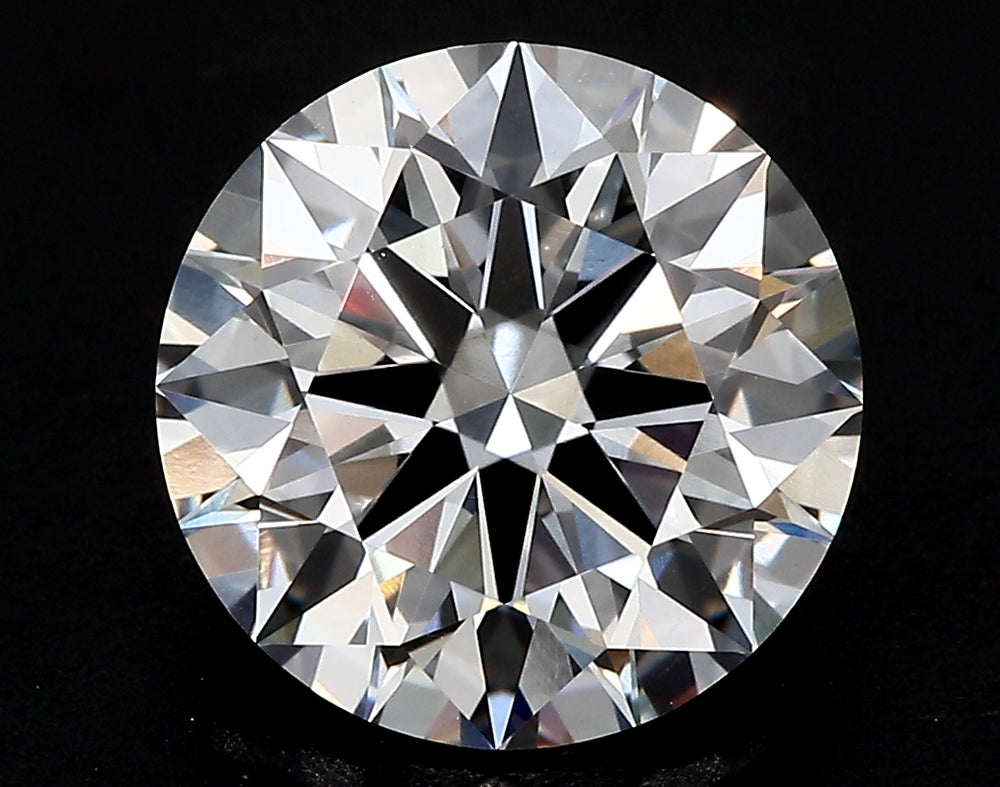 2.31 Carat Round Lab Diamond with  Cut Diamond in 14KT  view 1
