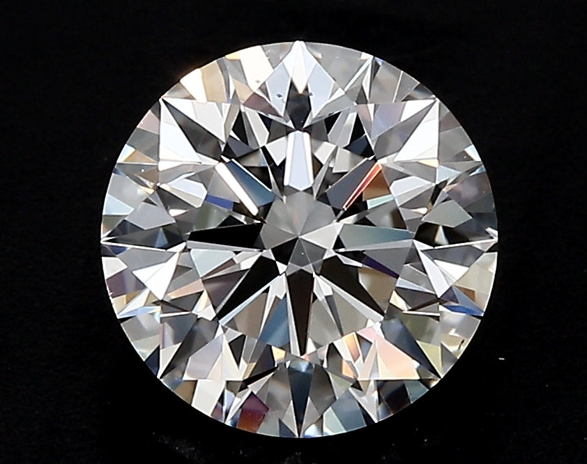 3.35 Carat Round Lab Diamond with  Cut Diamond in 14KT  view 1
