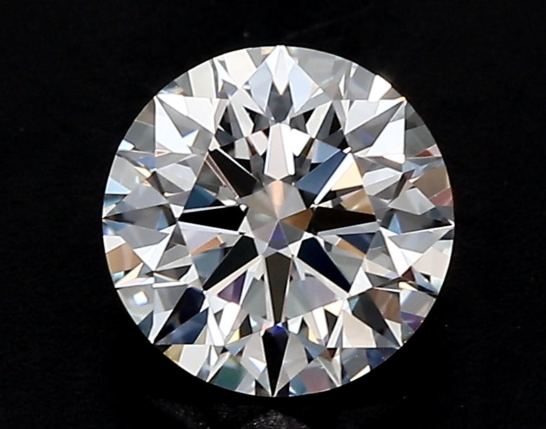 3.12 Carat Round Lab Diamond with  Cut Diamond in 14KT  view 1
