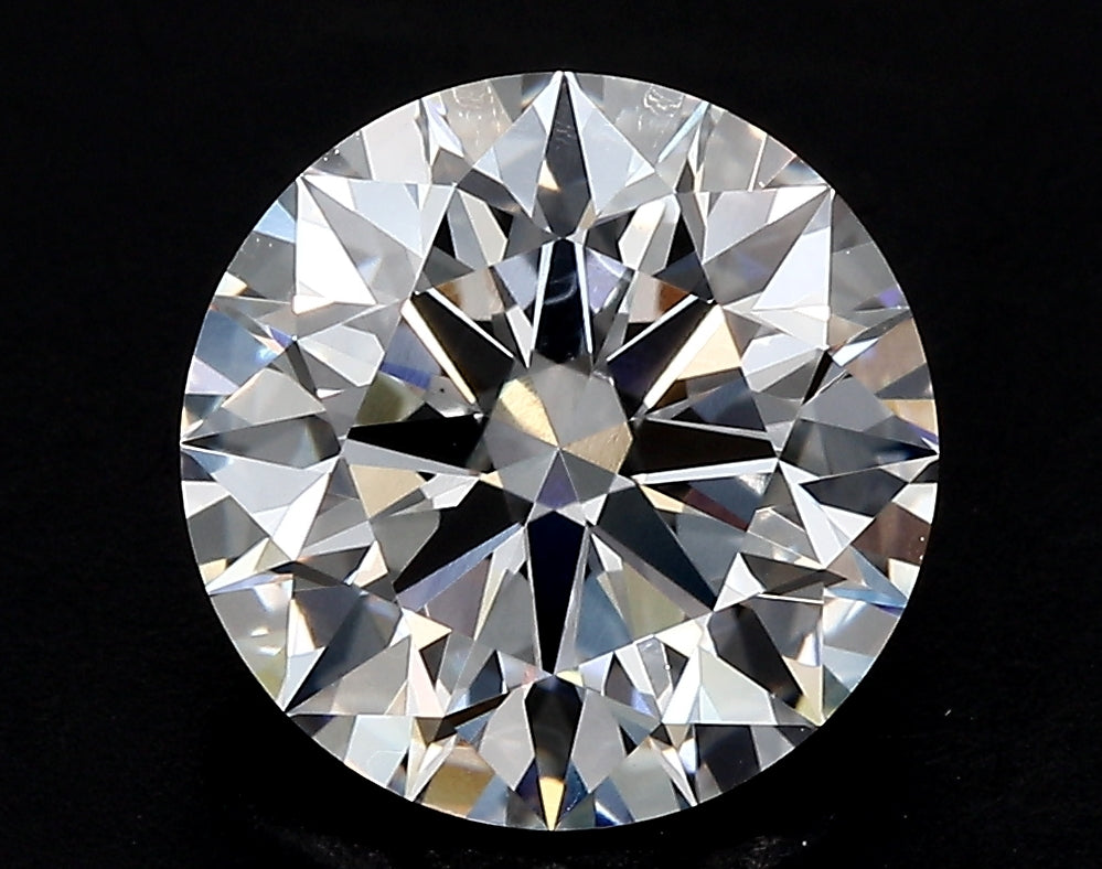 2.01 Carat Round Lab Diamond with  Cut Diamond in 14KT  view 1
