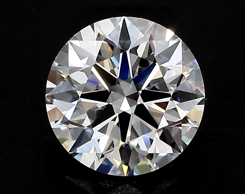 2.01 Carat Round Lab Diamond with  Cut Diamond in 14KT  view 1
