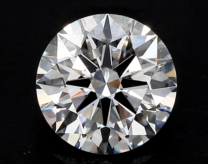 4.52 Carat Round Lab Diamond with  Cut Diamond in 14KT  view 1
