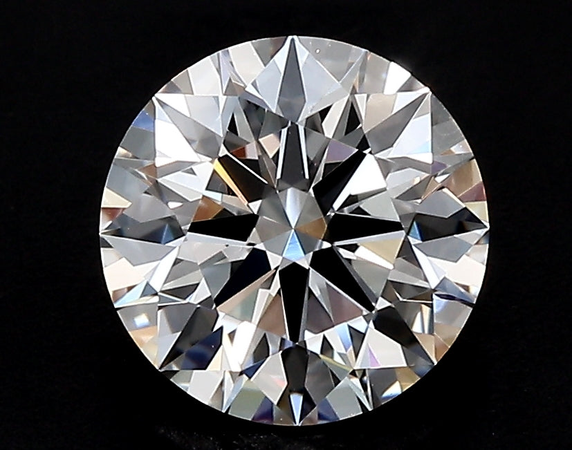 1.51 Carat Round Lab Diamond with  Cut Diamond in 14KT  view 1
