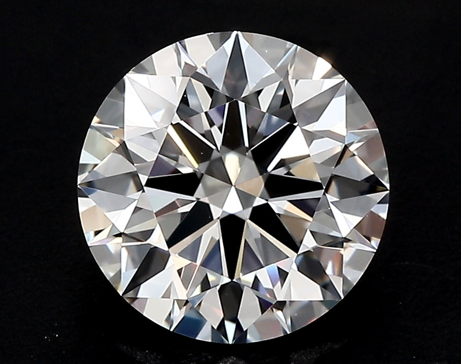 3.01 Carat Round Lab Diamond with  Cut Diamond in 14KT  view 1
