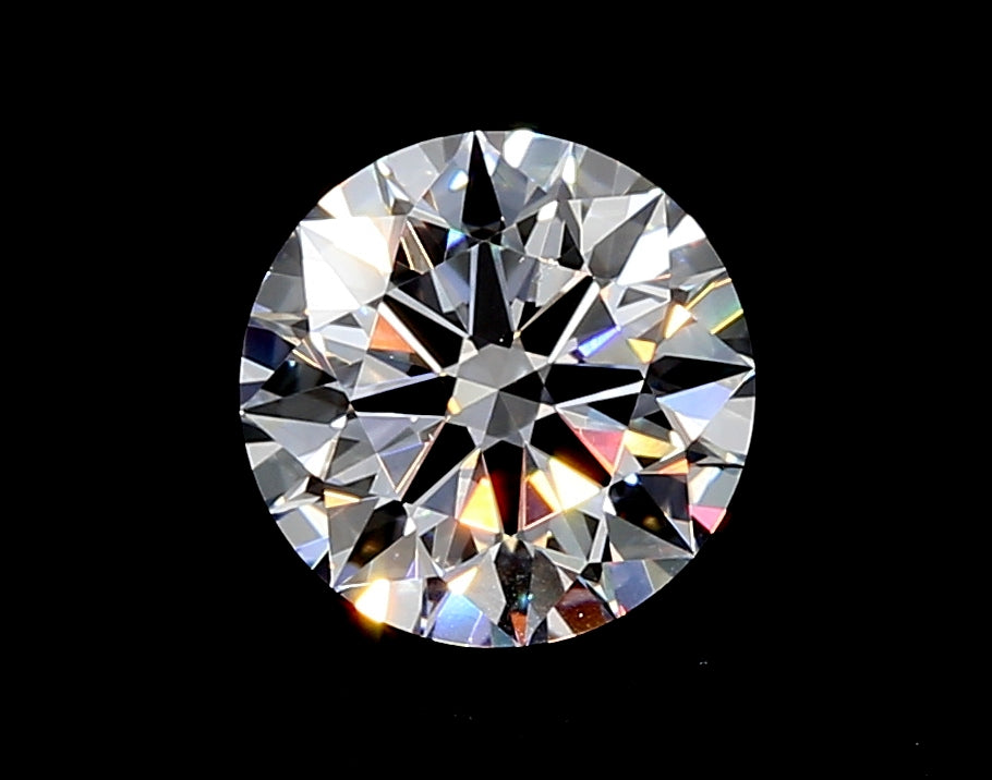 1.32 Carat Round Lab Diamond with  Cut Diamond in 14KT  view 1
