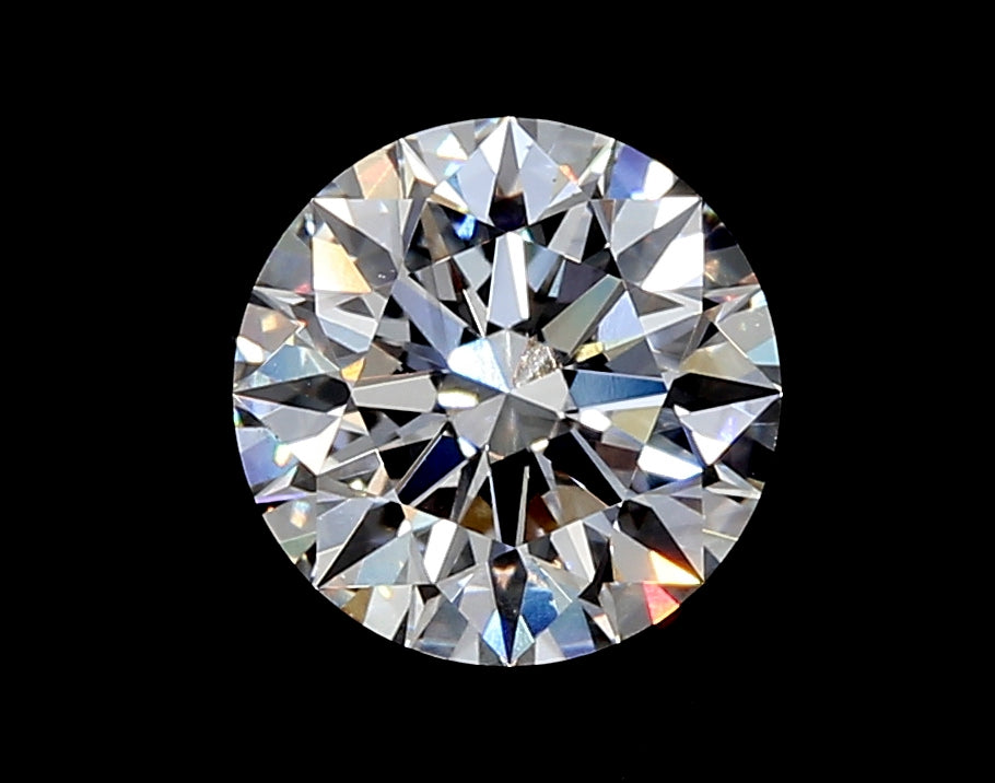 1.7 Carat Round Lab Diamond with  Cut Diamond in 14KT  view 1
