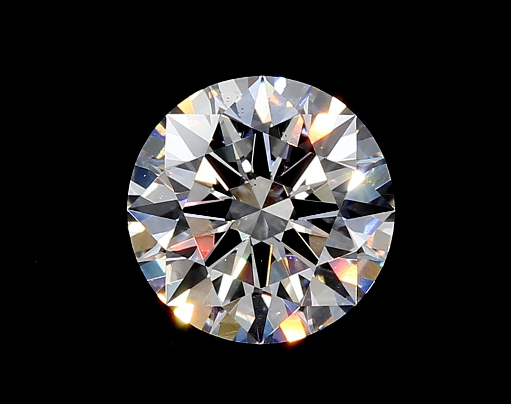 2.24 Carat Round Lab Diamond with  Cut Diamond in 14KT  view 1
