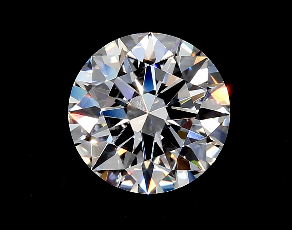 2.4 Carat Round Lab Diamond with  Cut Diamond in 14KT  view 1
