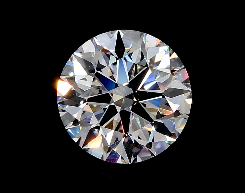 3.03 Carat Round Lab Diamond with  Cut Diamond in 14KT  view 1
