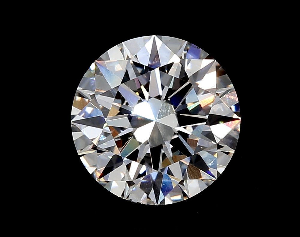 3.09 Carat Round Lab Diamond with  Cut Diamond in 14KT  view 1
