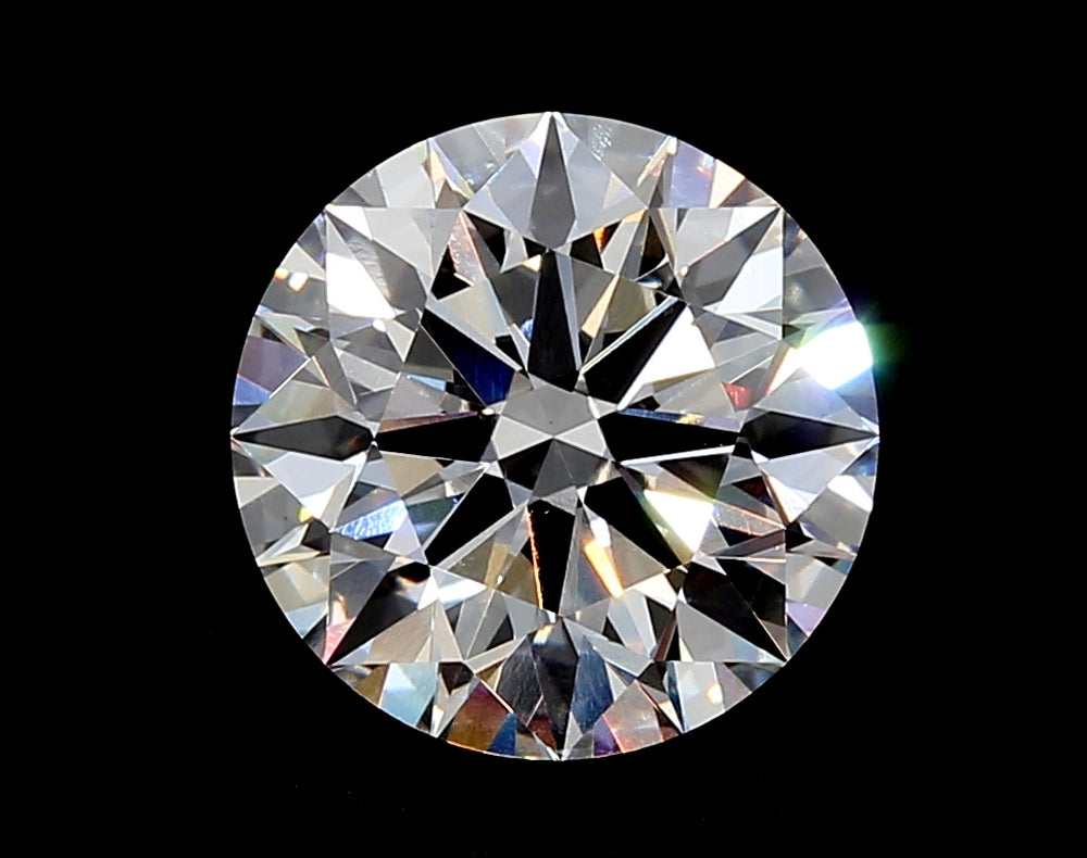 3.12 Carat Round Lab Diamond with  Cut Diamond in 14KT  view 1
