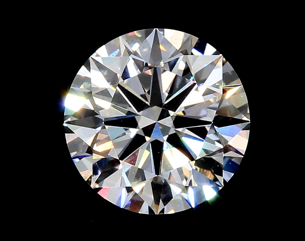 3.62 Carat Round Lab Diamond with  Cut Diamond in 14KT  view 1
