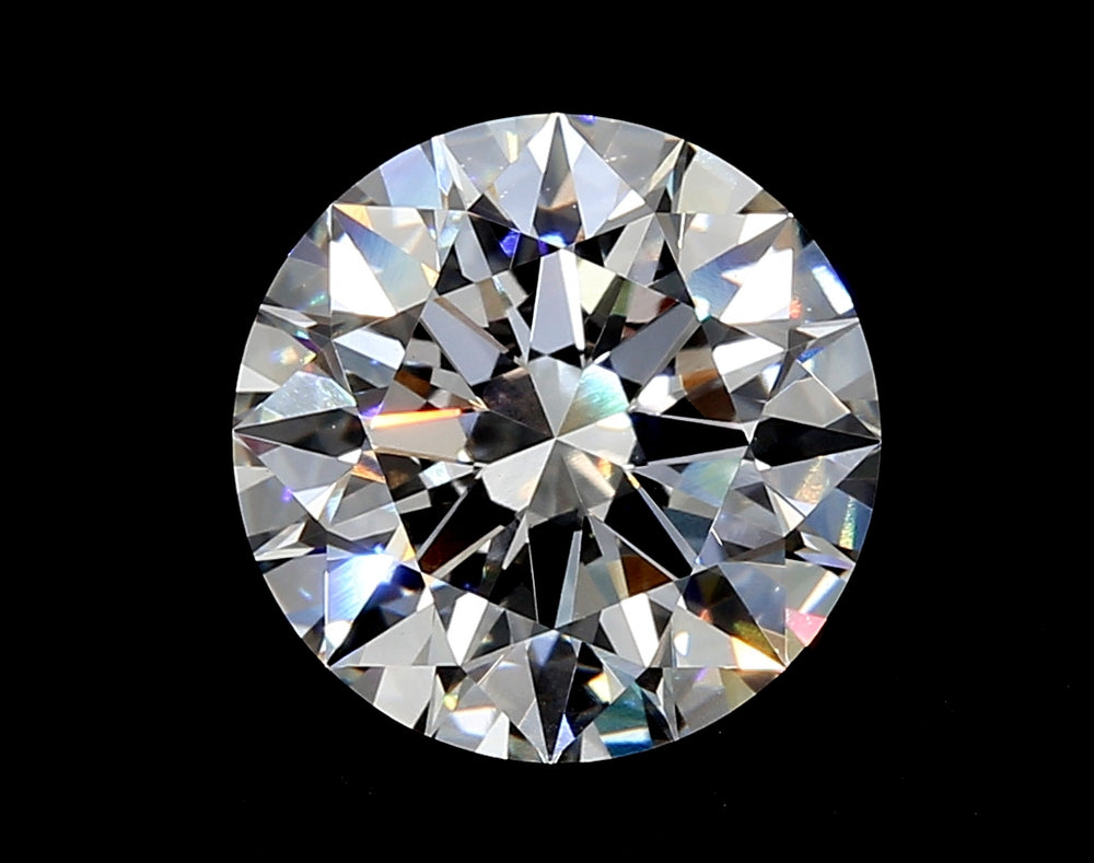 3.5 Carat Round Lab Diamond with  Cut Diamond in 14KT  view 1
