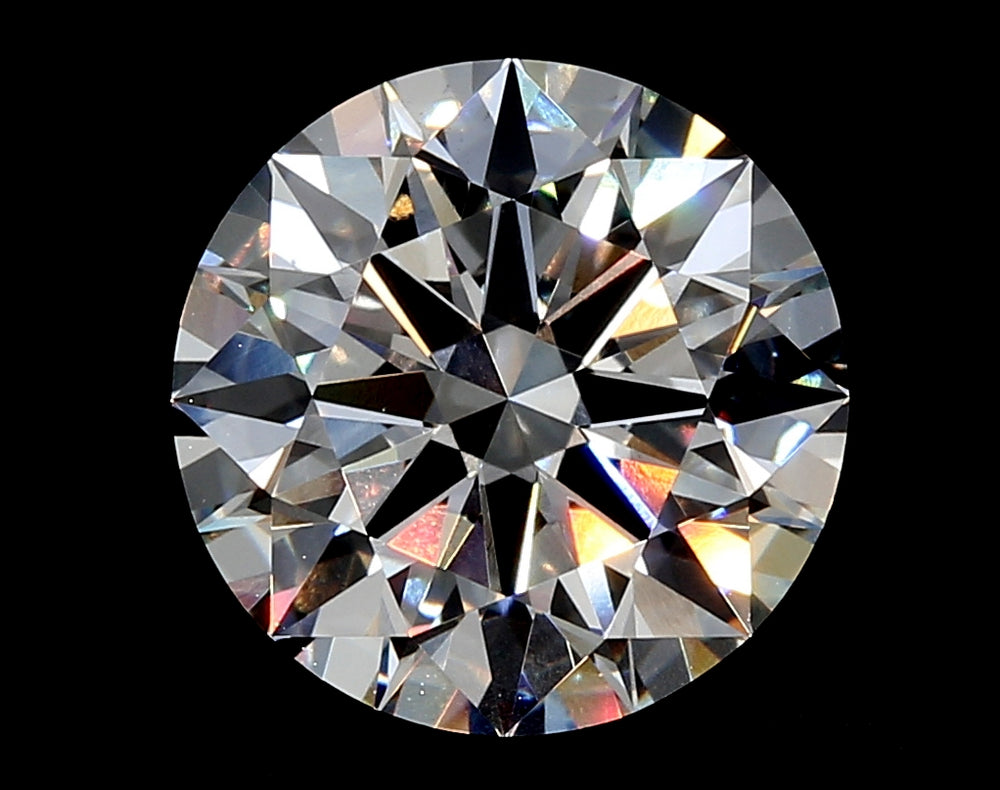 4.01 Carat Round Lab Diamond with  Cut Diamond in 14KT  view 1
