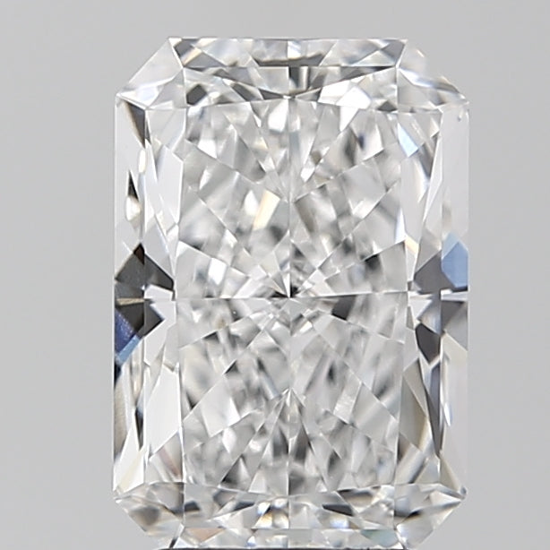 3.01 Carat Radiant Lab Diamond with  Cut Diamond in 14KT  view 1

