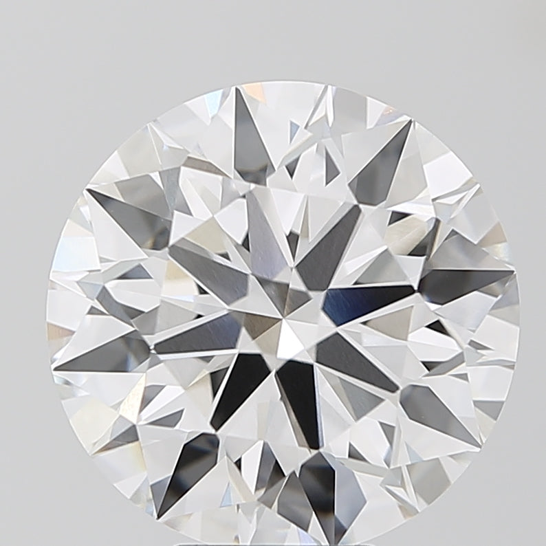 7.08 Carat Round Lab Diamond with  Cut Diamond in 14KT  view 1
