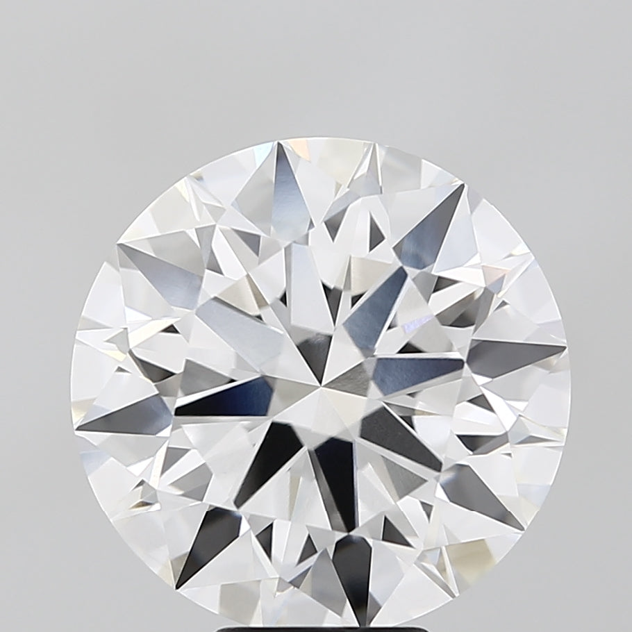 8.03 Carat Round Lab Diamond with  Cut Diamond in 14KT  view 1
