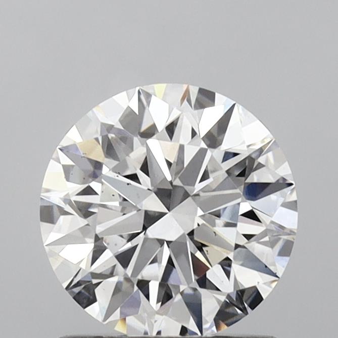 2.53 Carat Round Lab Diamond with  Cut Diamond in 14KT  view 1
