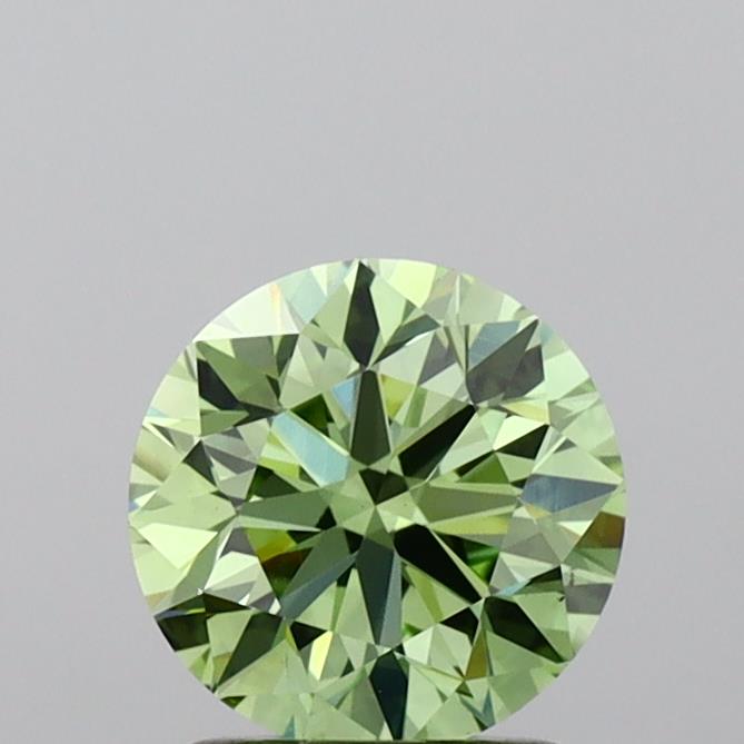 1.51 Carat Round Lab Diamond with  Cut Diamond in 14KT  view 1
