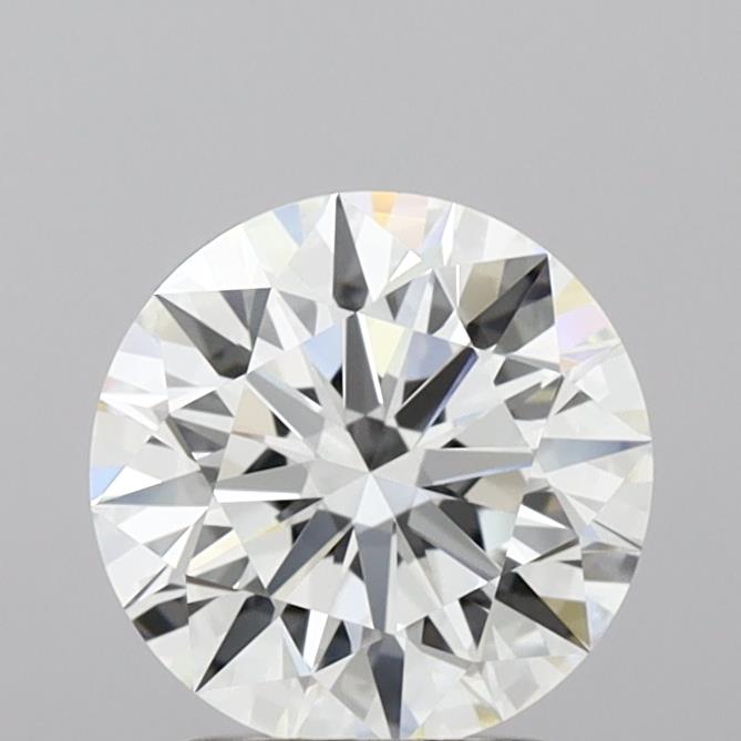 2.1 Carat Round Lab Diamond with  Cut Diamond in 14KT  view 1
