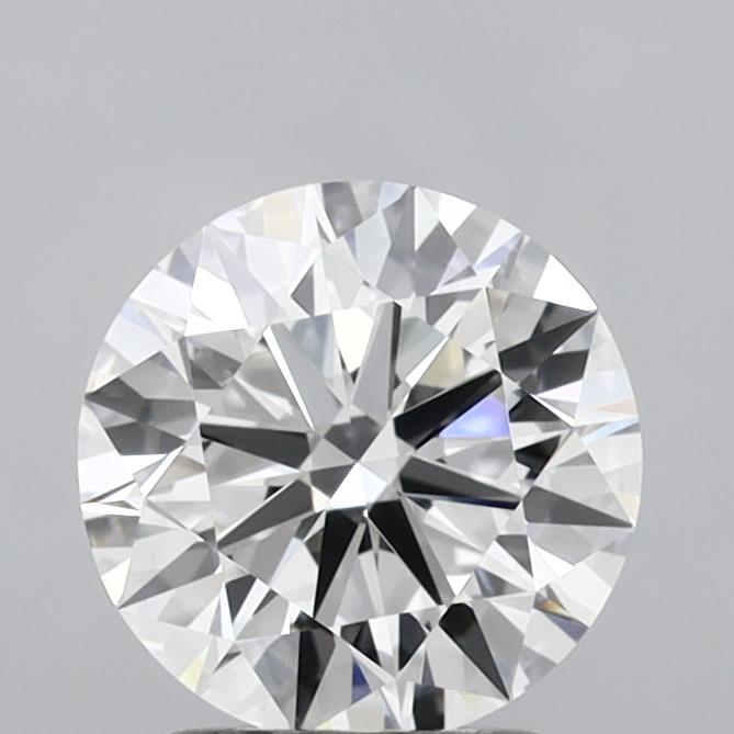 2.01 Carat Round Lab Diamond with  Cut Diamond in 14KT  view 1
