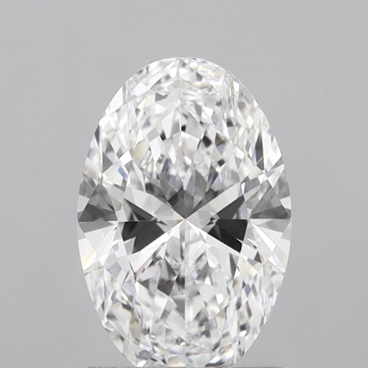 1.52 Carat Oval Lab Diamond with  Cut Diamond in 14KT  view 1
