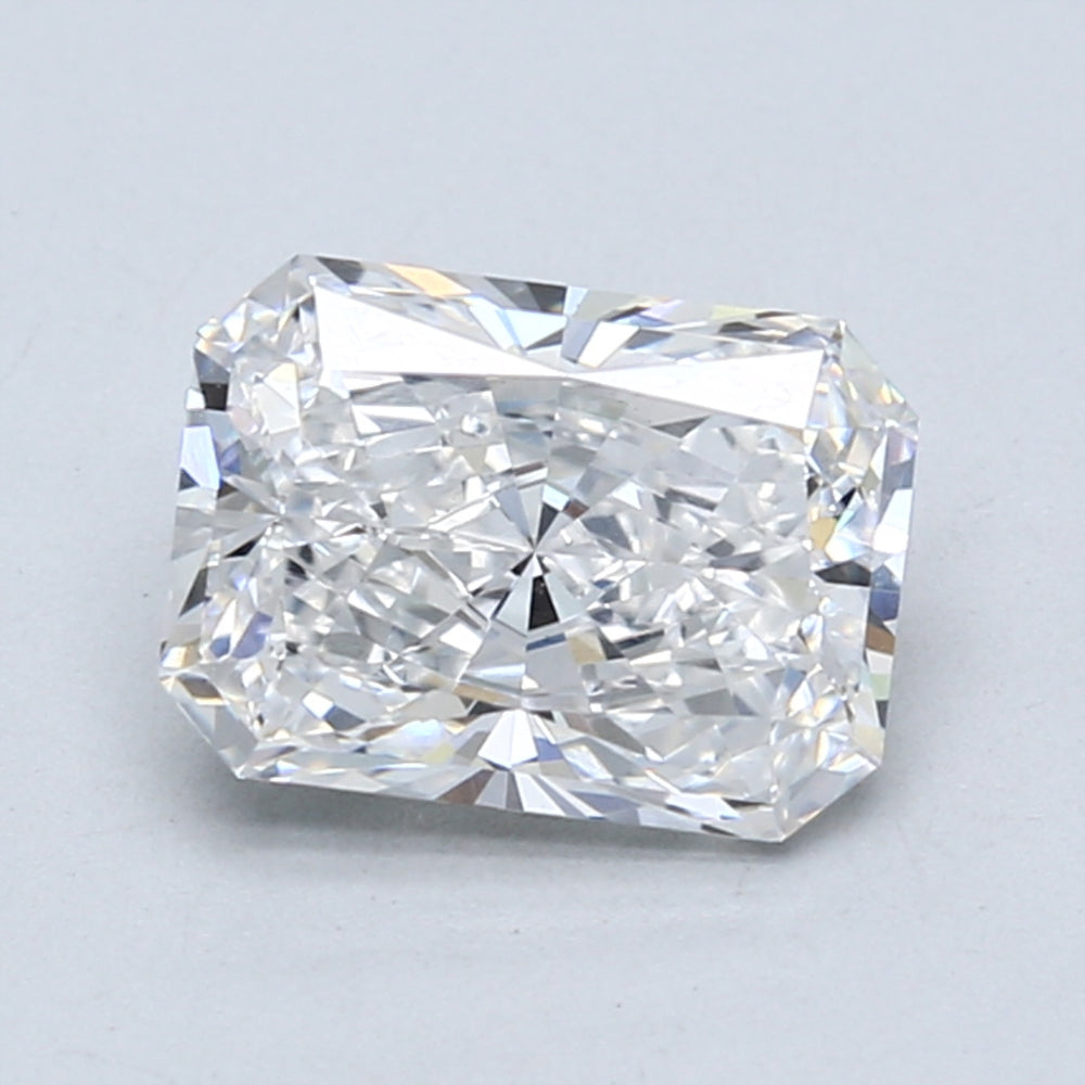 2.02 Carat Radiant Lab Diamond with  Cut Diamond in 14KT  view 1
