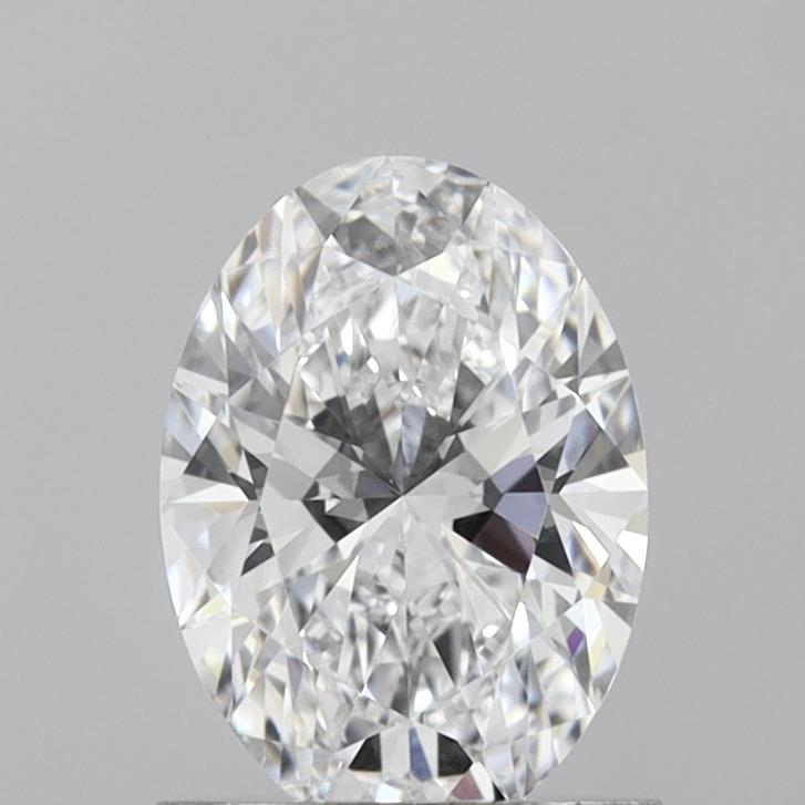 1.02 Carat Oval Lab Diamond with  Cut Diamond in 14KT  view 1
