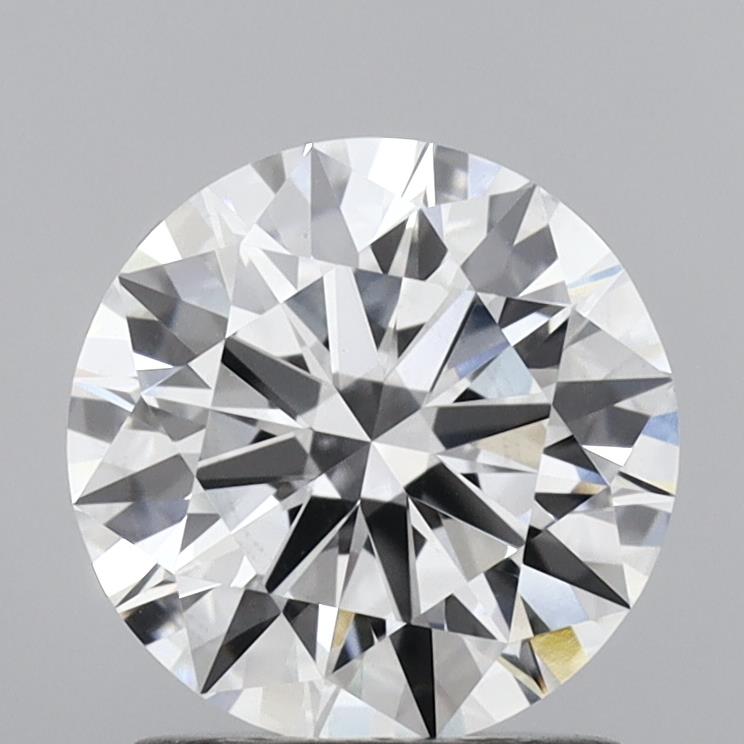 2.53 Carat Round Lab Diamond with  Cut Diamond in 14KT  view 1
