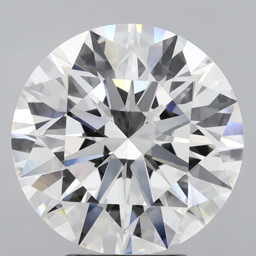 6.61 Carat Round Lab Diamond with  Cut Diamond in 14KT  view 1
