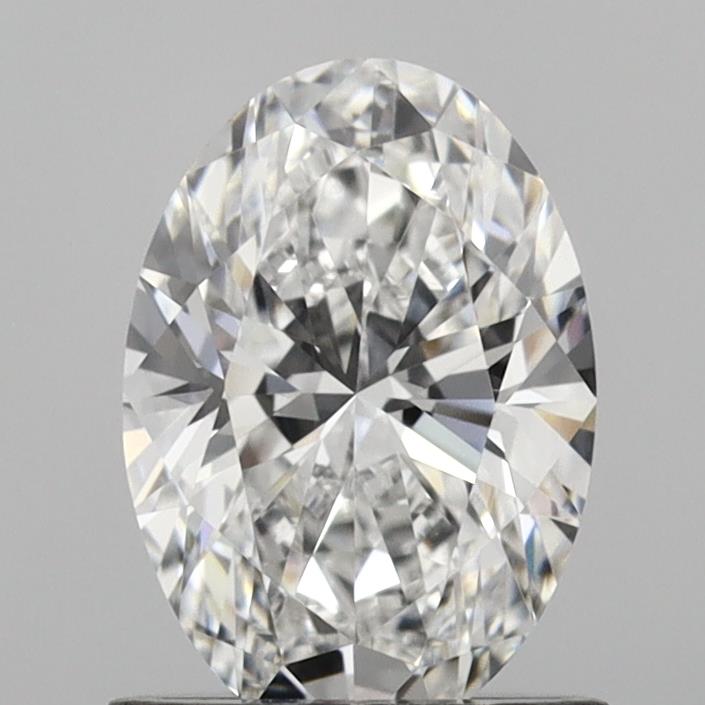 1.08 Carat Oval Lab Diamond with  Cut Diamond in 14KT  view 1
