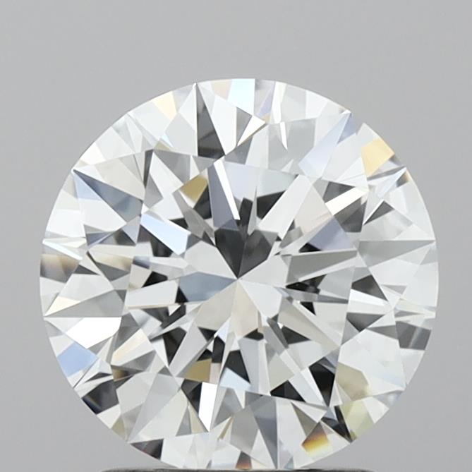 1.74 Carat Round Lab Diamond with  Cut Diamond in 14KT  view 1
