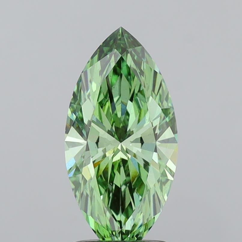 1.52 Carat Marquise Lab Diamond with  Cut Diamond in 14KT  view 1
