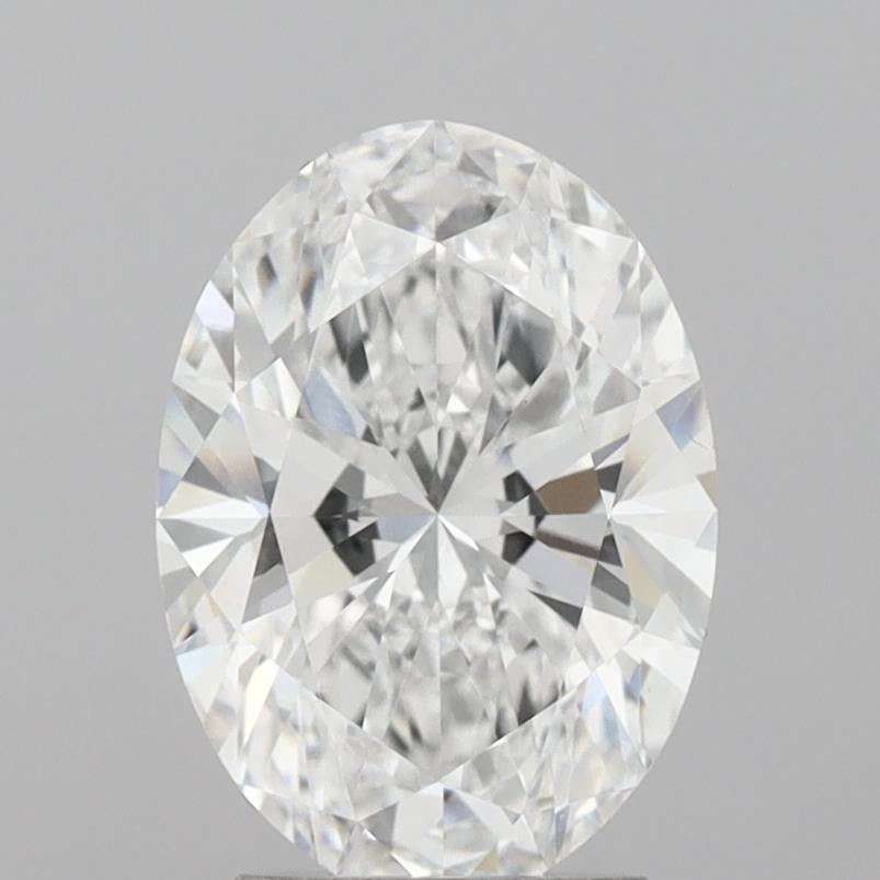 3.0 Carat Oval Lab Diamond with  Cut Diamond in 14KT  view 1
