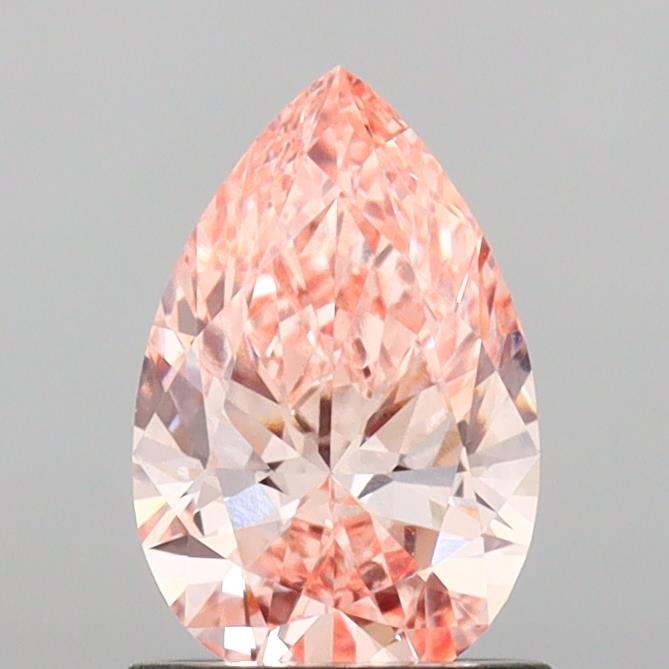 1.02 Carat Pear Lab Diamond with  Cut Diamond in 14KT  view 1
