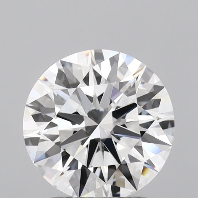 1.92 Carat Round Lab Diamond with  Cut Diamond in 14KT  view 1
