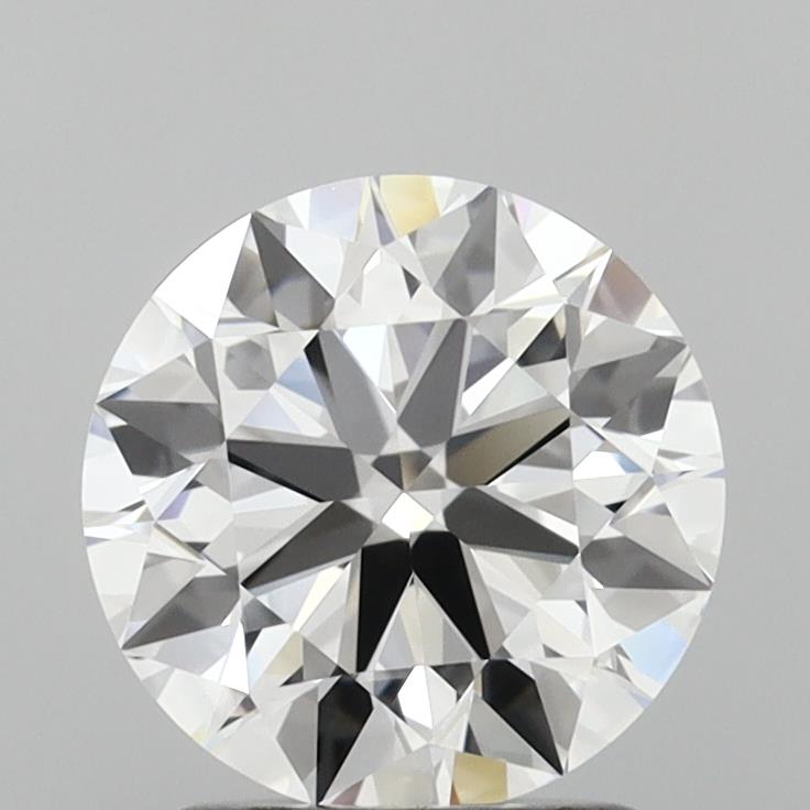 1.9 Carat Round Lab Diamond with  Cut Diamond in 14KT  view 1
